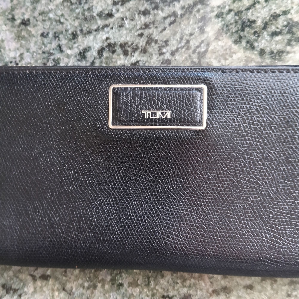 Tumi Black Leather Wallet